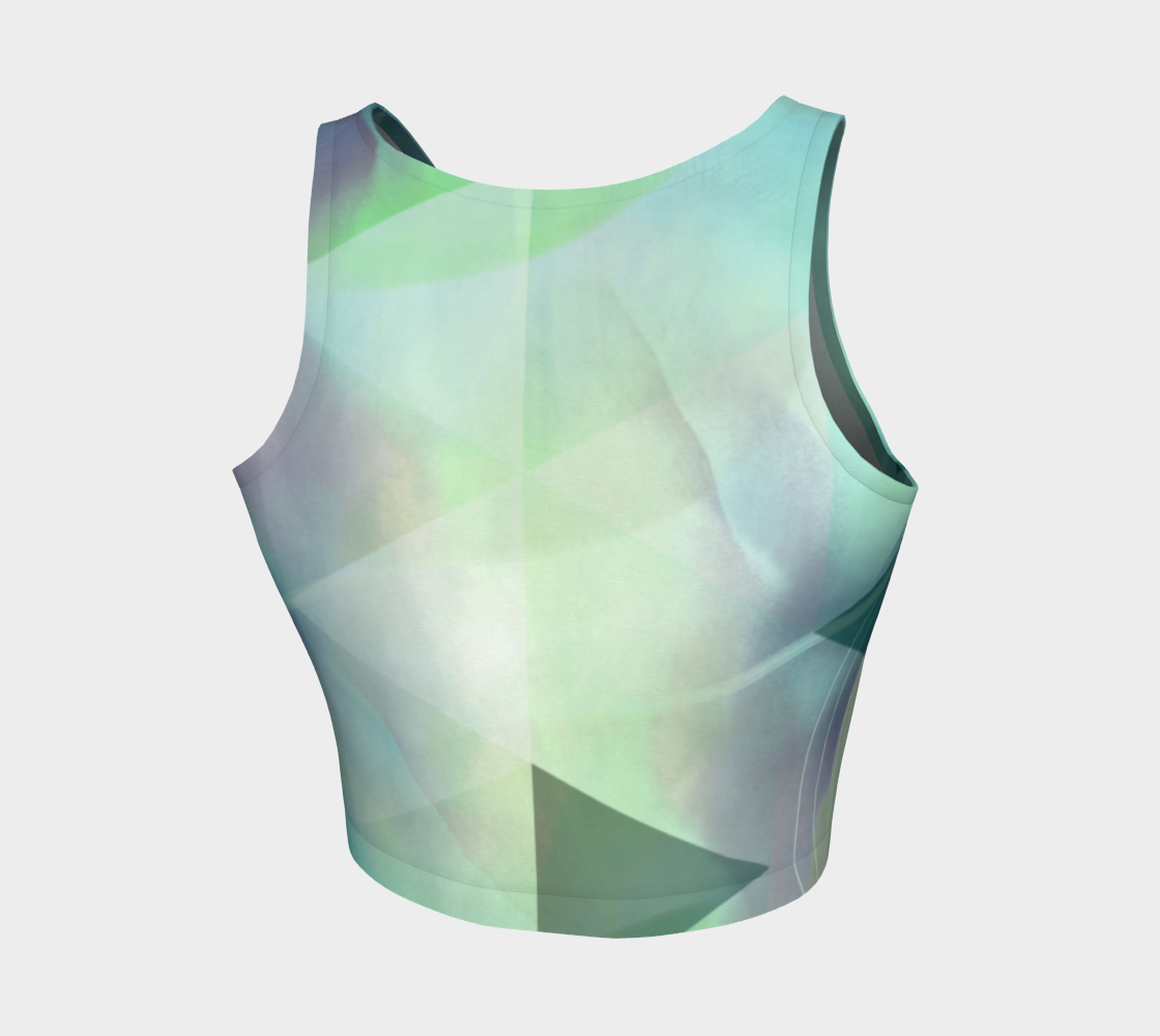 Be Still Textural Crop Top by Deloresart - deloresartcanada