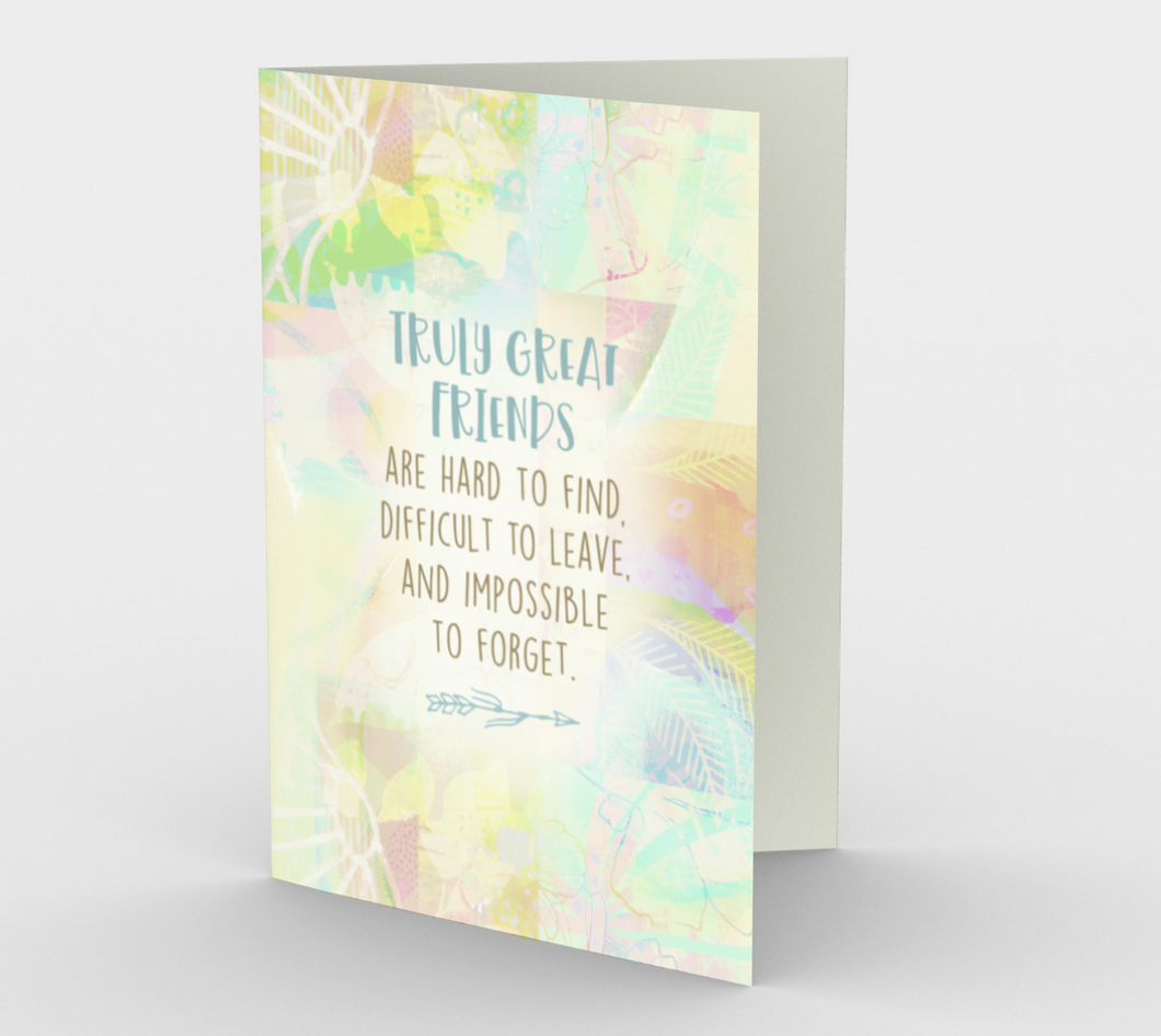 0591 Truly Great Friends Card by Deloresart - deloresartcanada