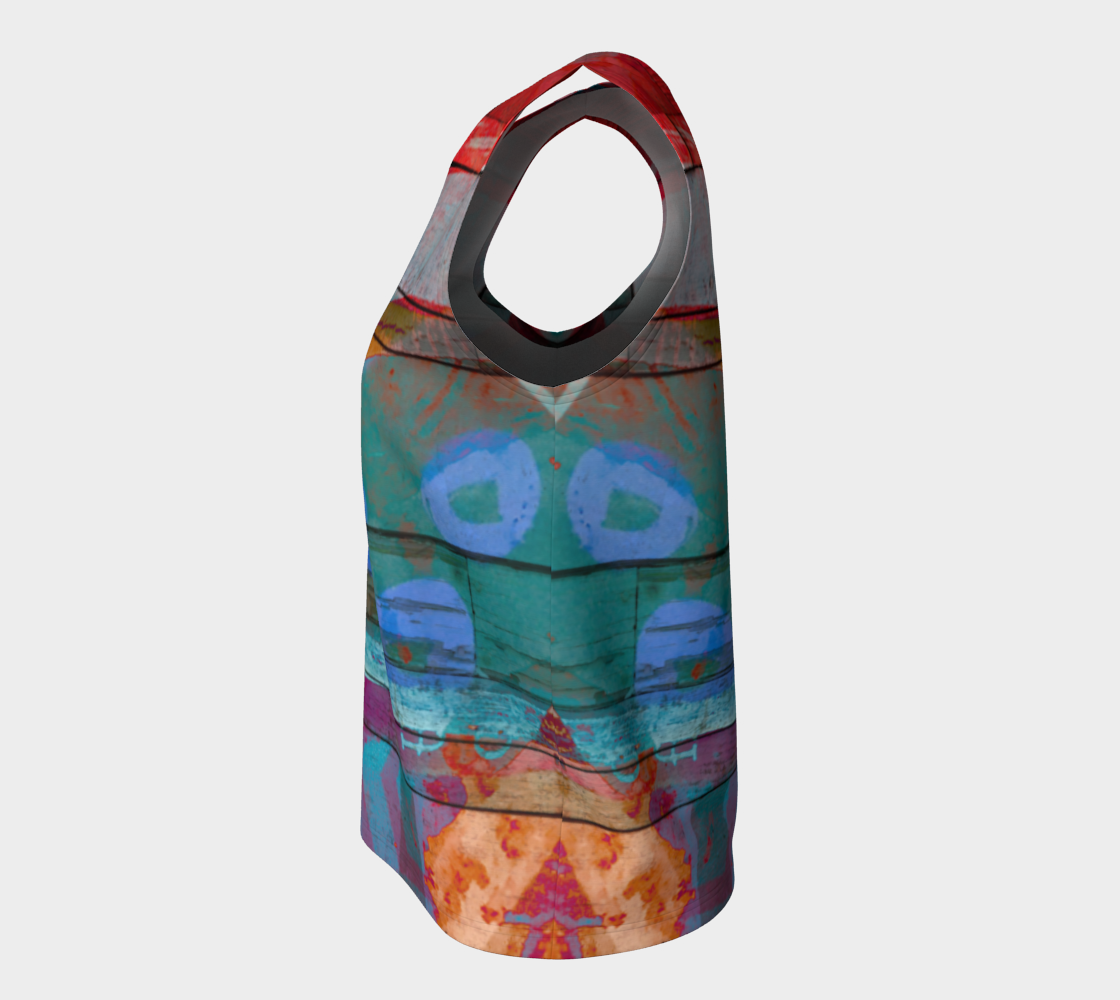 Drinking Rum Loose Tank - deloresartcanada