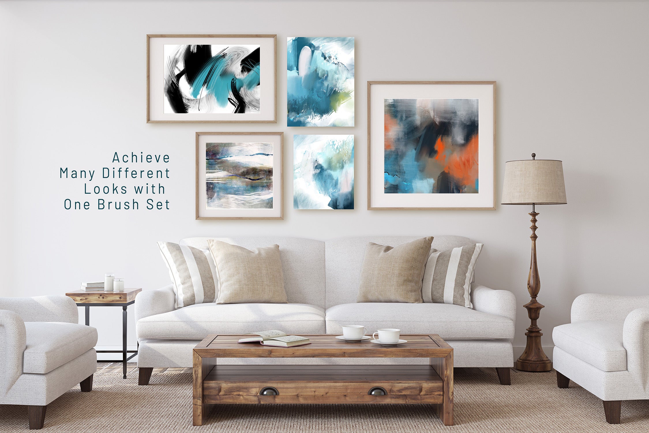 Volume 30 Abstract Art Acrylic and Oil Brushes