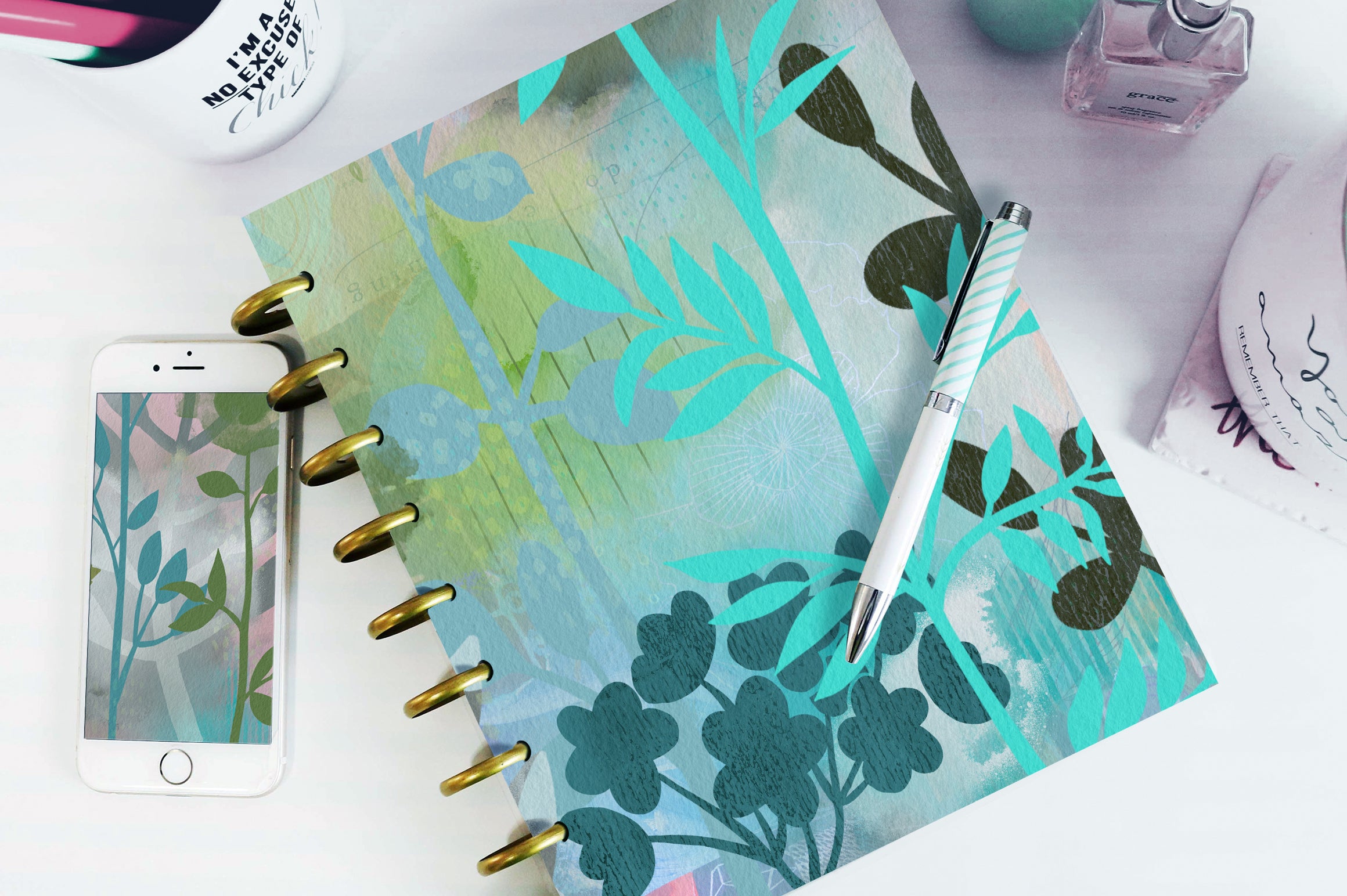 Volume 28 Silhouette Stems Procreate Stamp Brushes