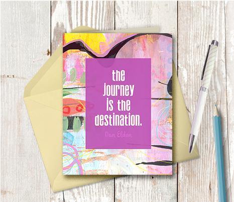 0905 Destination Journey Note Card - deloresartcanada