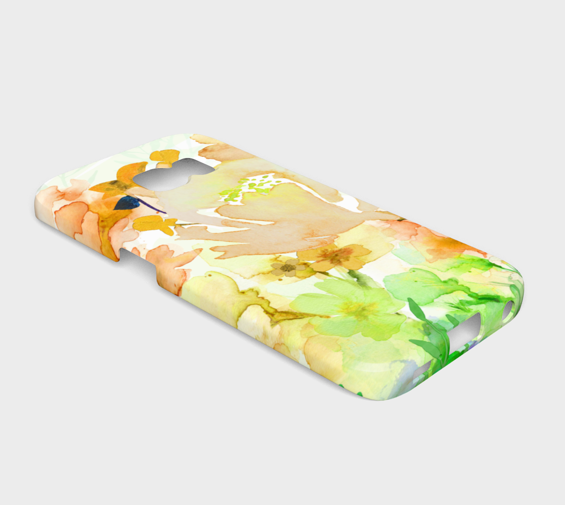 348 Gracious Garden Watercolor Device Case - deloresartcanada