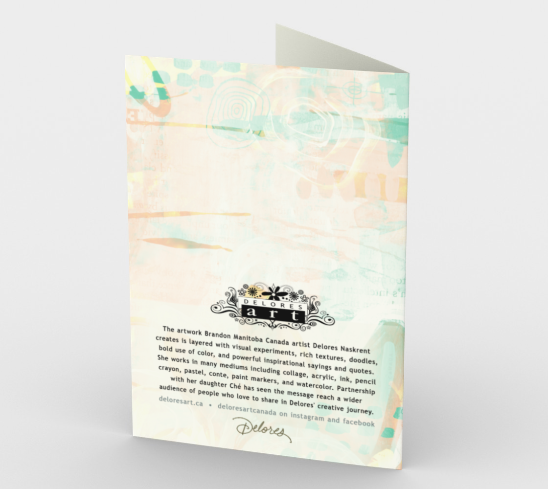 1339 Good Luck In Your New Job Card by Deloresart - deloresartcanada