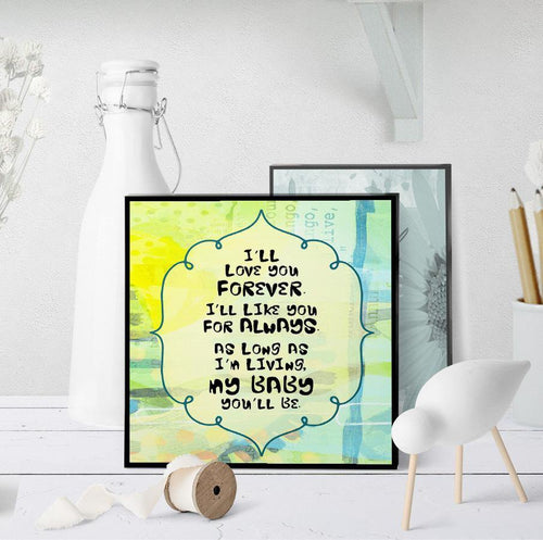 0914 I'll Love You Forever Art - deloresartcanada