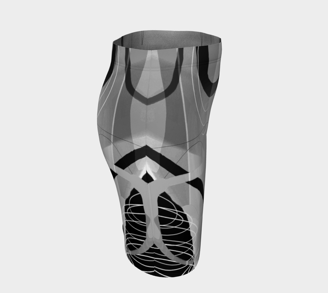 Shenanigans Black Fitted Skirt by Deloresart - deloresartcanada