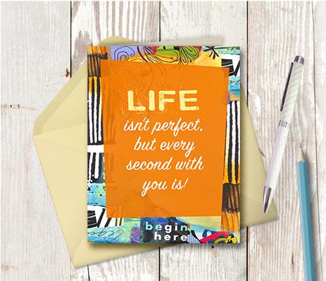 0921 Every Second With You Is Perfect Note Card