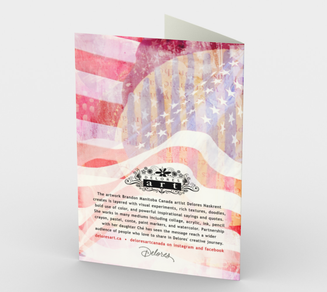 1389 Christmas Love from Across the Miles Card by Deloresart - deloresartcanada