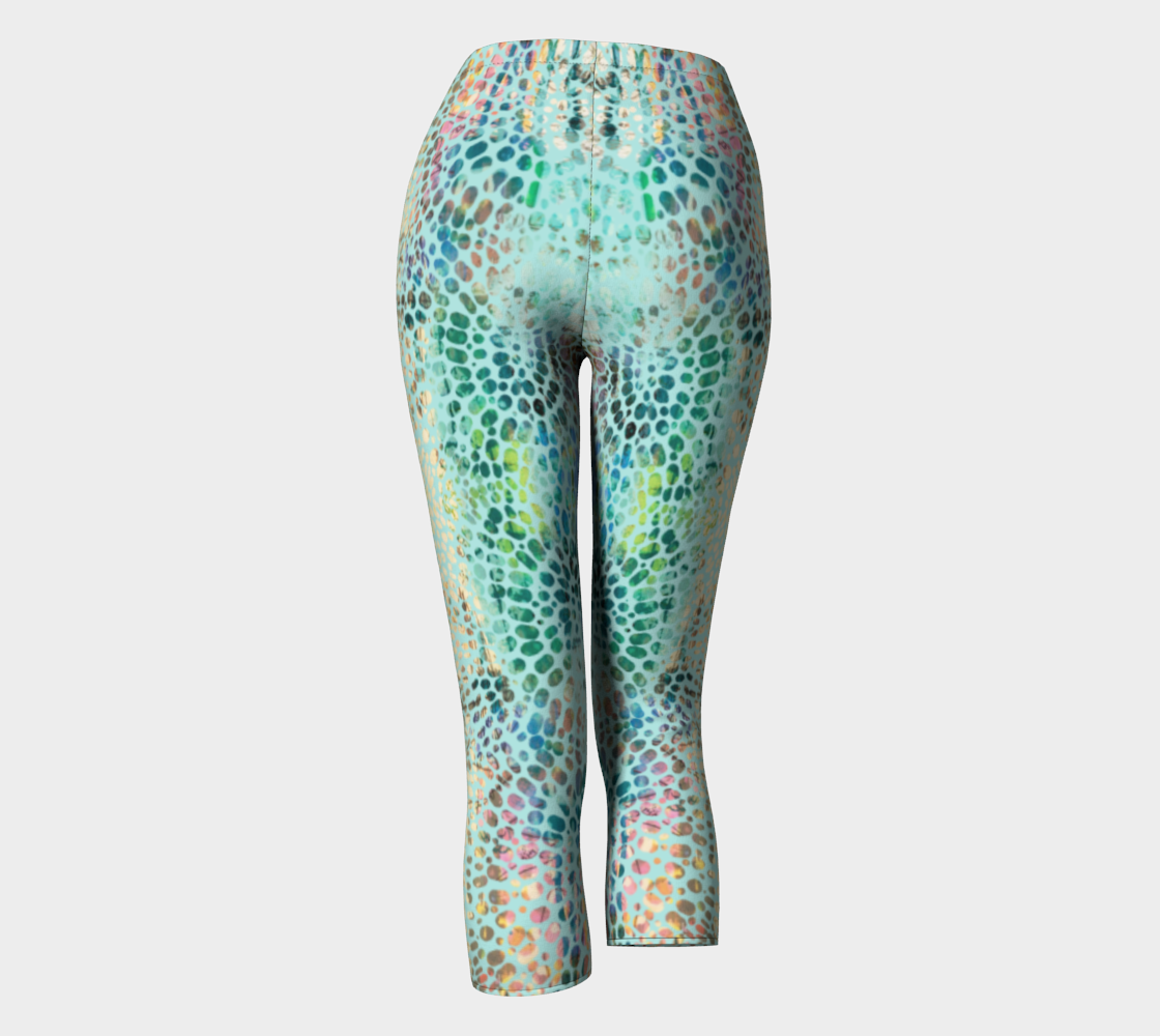Elemental Greens Capris - deloresartcanada