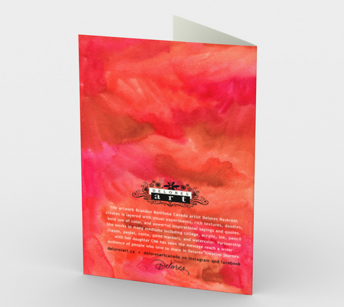 1424 It Takes Courage Card by Deloresart - deloresartcanada