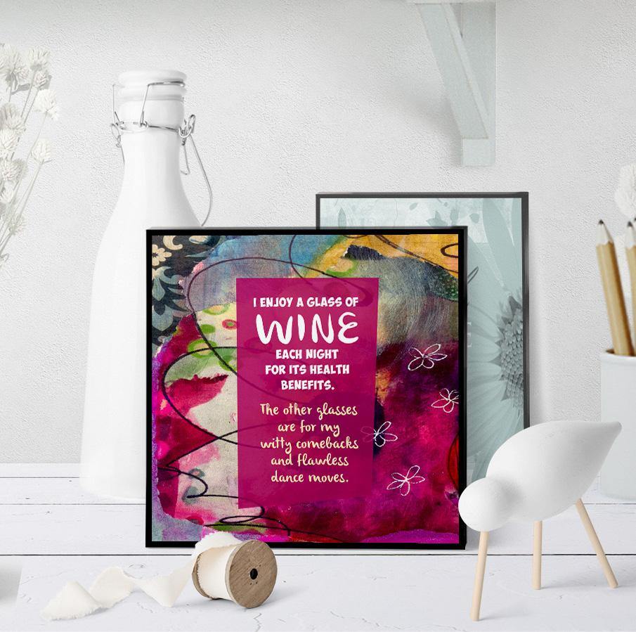 0930 Wine Flawless Dance Moves Art - deloresartcanada