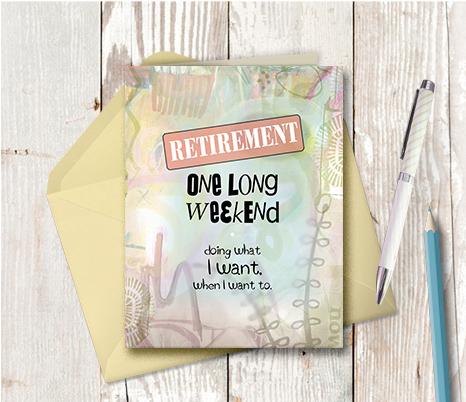 0937 Retirement Note Card - deloresartcanada