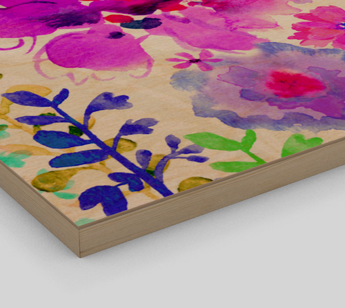 Magenta Floral - deloresartcanada