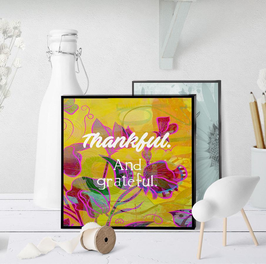 0940 Thankful And Grateful Art - deloresartcanada