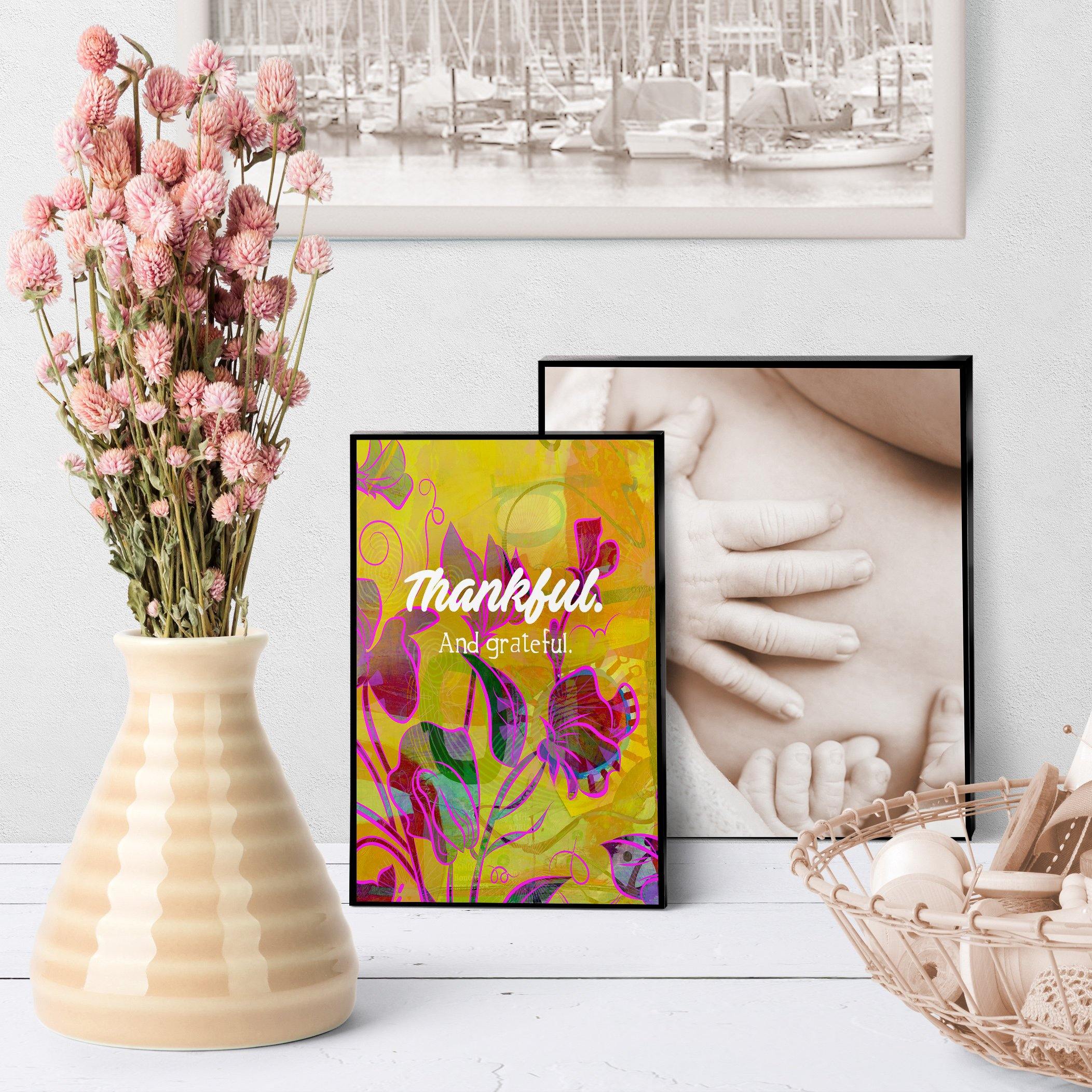 0940 Thankful And Grateful Art - deloresartcanada