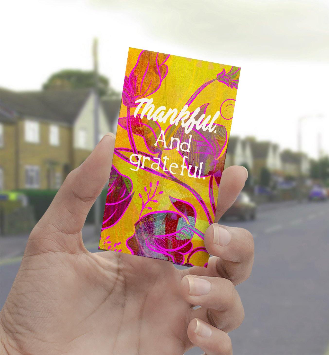 0940 Thankful And Grateful Art - deloresartcanada