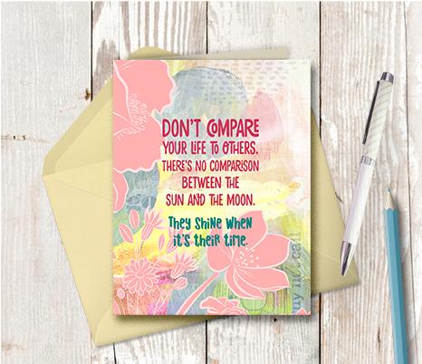 0943  Do Not Compare Note Card