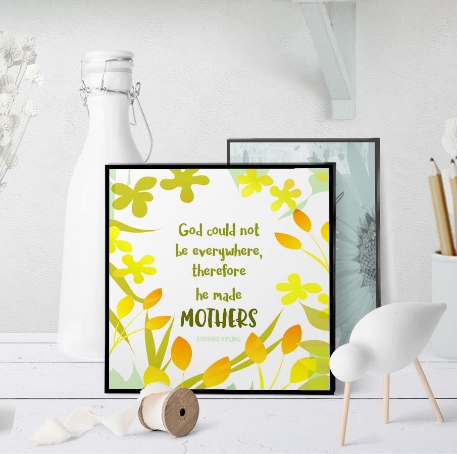 0945 God Made Mothers Art - deloresartcanada