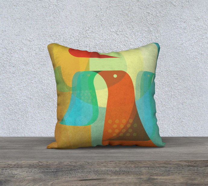 Birds of a Feather Throw Pillow by Deloresart
