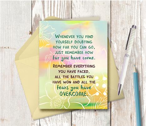 0948 When You Find Yourself Doubting Note Card