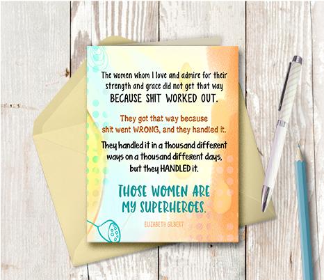 0952 Women I Love And Admire Note Card