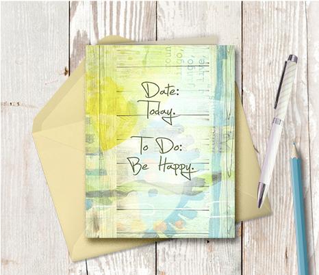 0957 Date Today Note Card