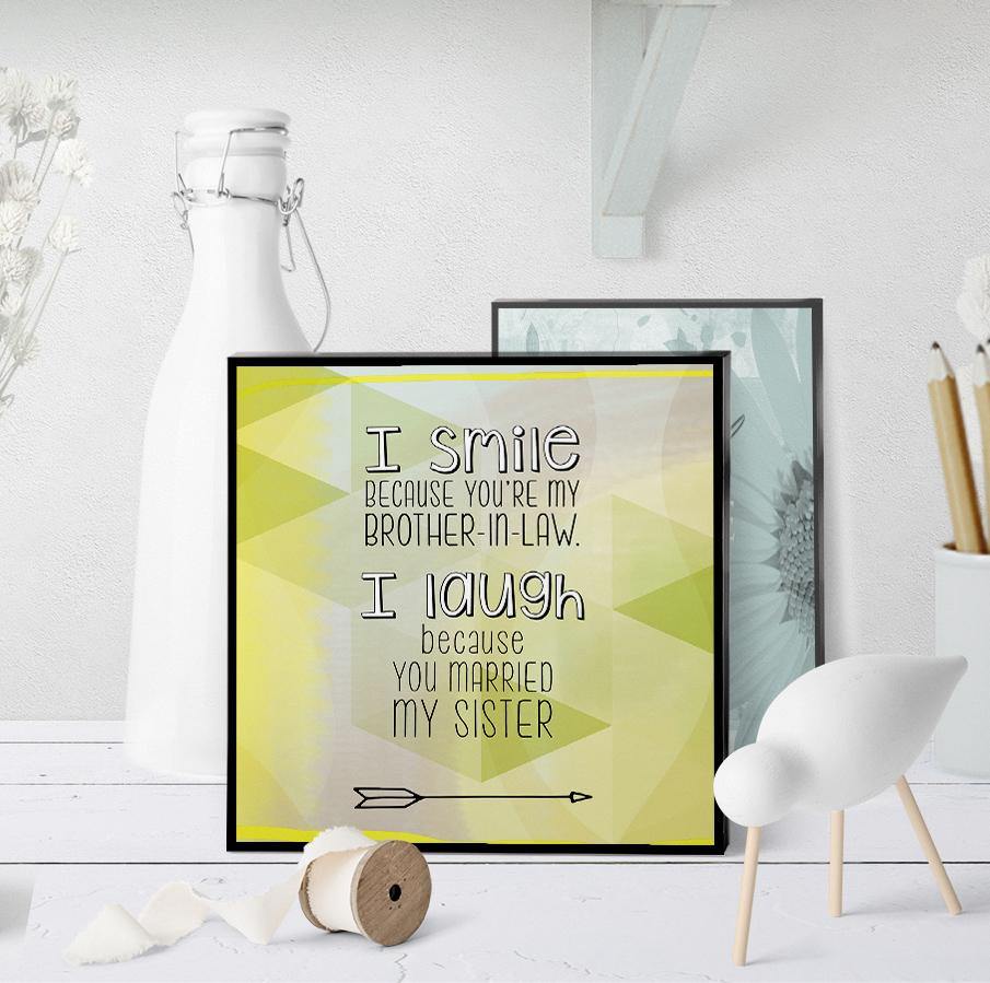 0964 Brother In Law Laughing Art - deloresartcanada