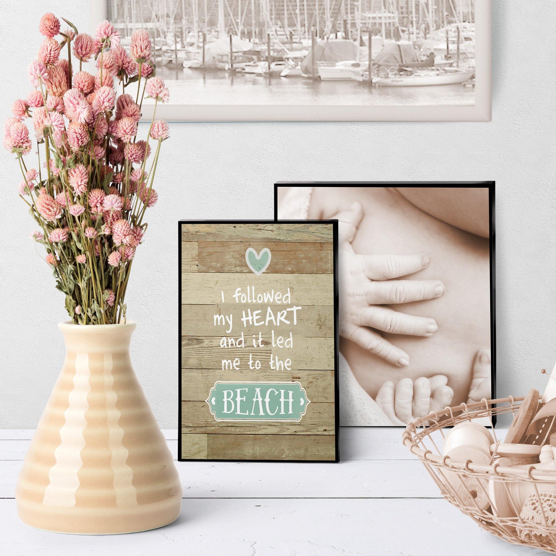 0968 Followed My Heart To The Beach Art - deloresartcanada