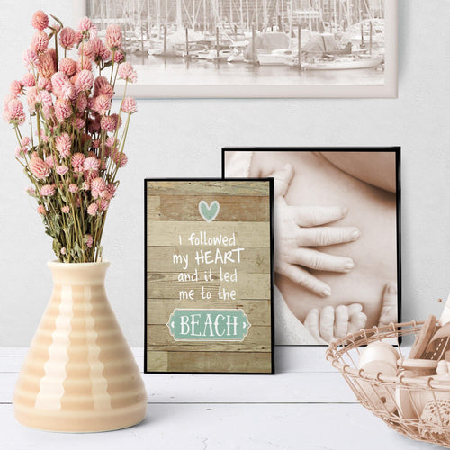 0968 Followed My Heart To The Beach Art - deloresartcanada