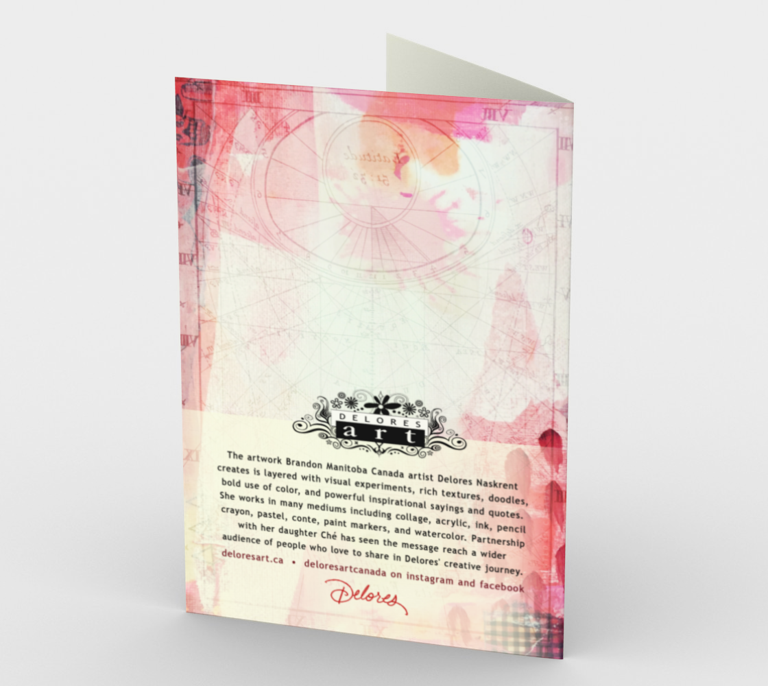 1394 When Two People Are Meant For Each Other Card by Deloresart - deloresartcanada