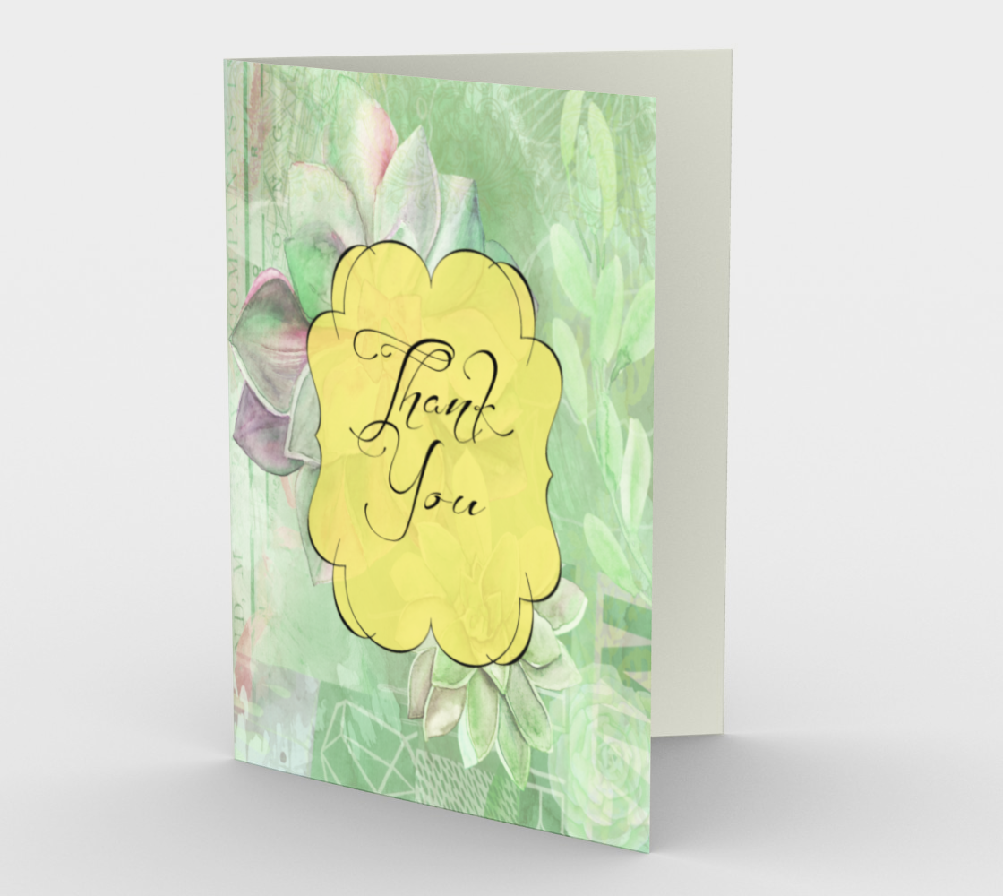 0354 Thank You  Card by DeloresArt - deloresartcanada