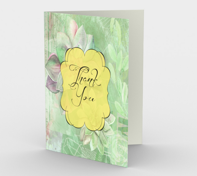 0354 Thank You  Card by DeloresArt - deloresartcanada