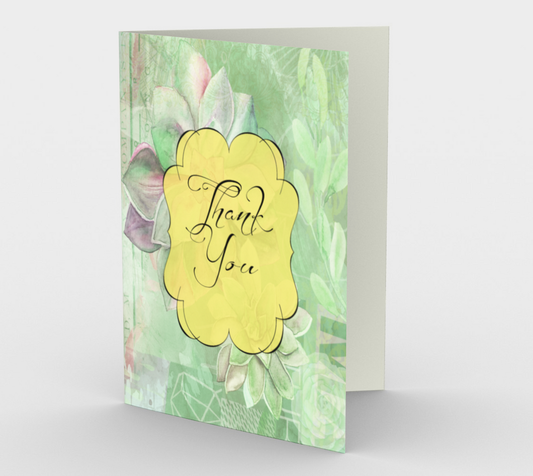 0354 Thank You  Card by DeloresArt - deloresartcanada