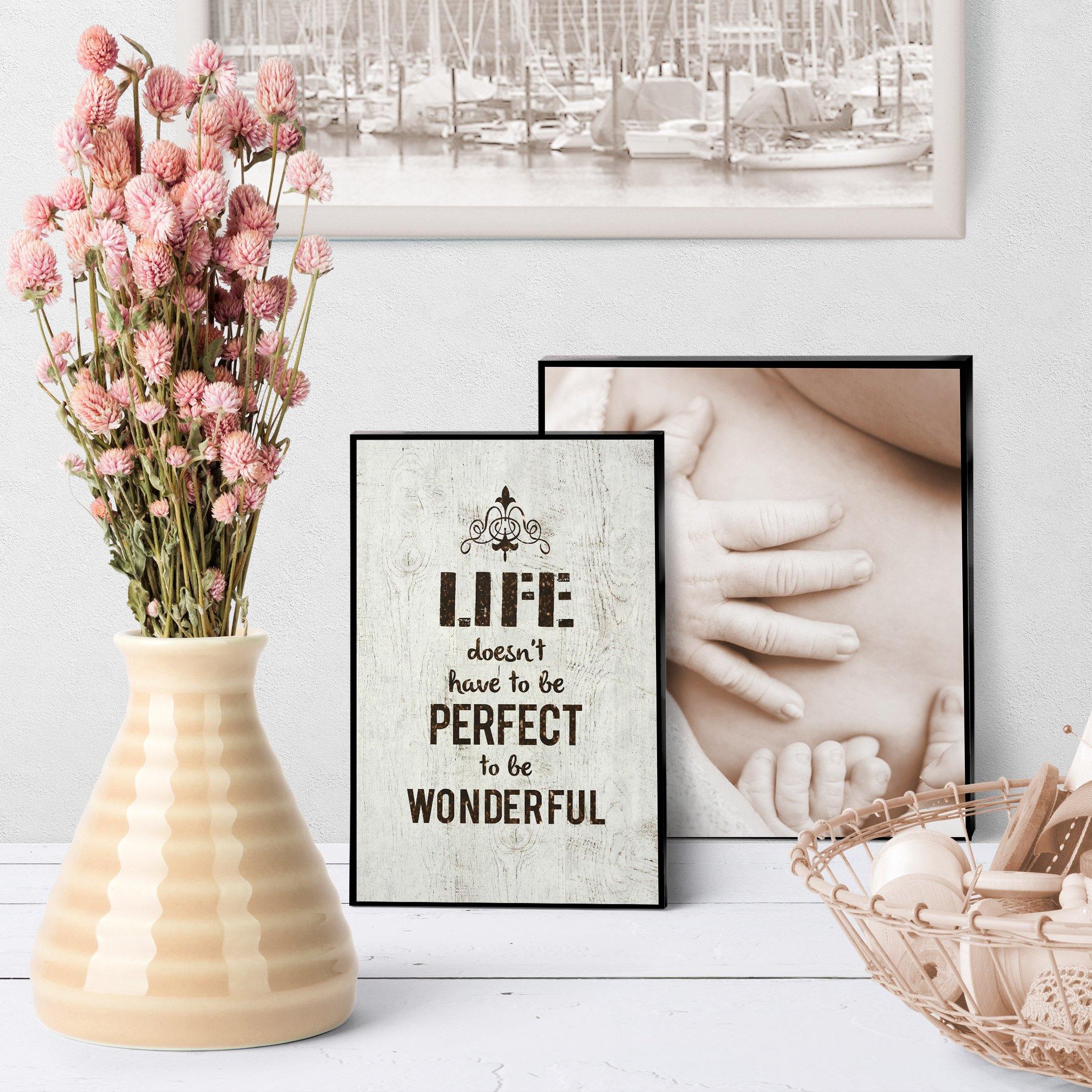 0977 Life Doesn't Have To Be Perfect Art - deloresartcanada