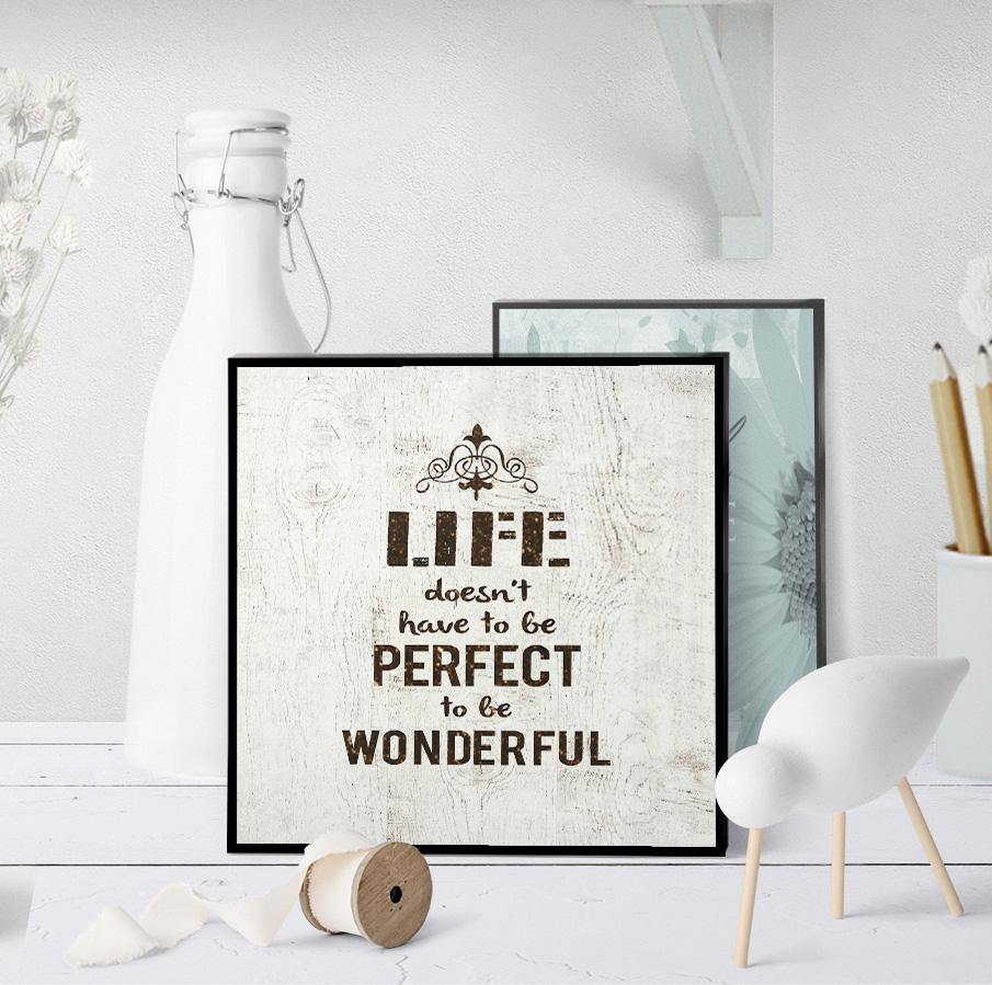 0977 Life Doesn't Have To Be Perfect Art - deloresartcanada