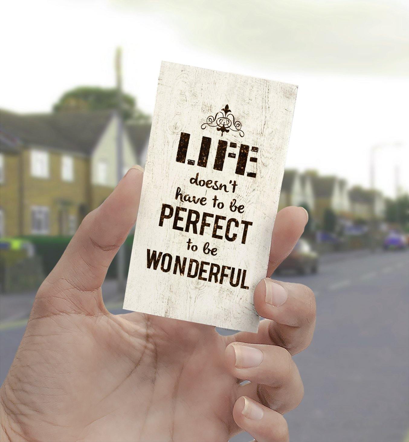 0977 Life Doesn't Have To Be Perfect Art - deloresartcanada
