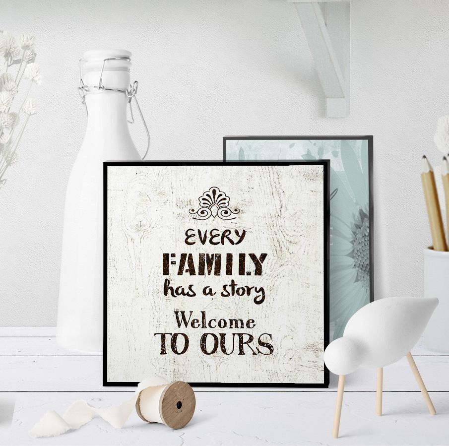 0979 Every Family Has A Story Art - deloresartcanada