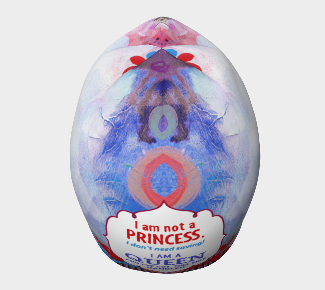 I Am Not A Princess Beanie by Deloresart