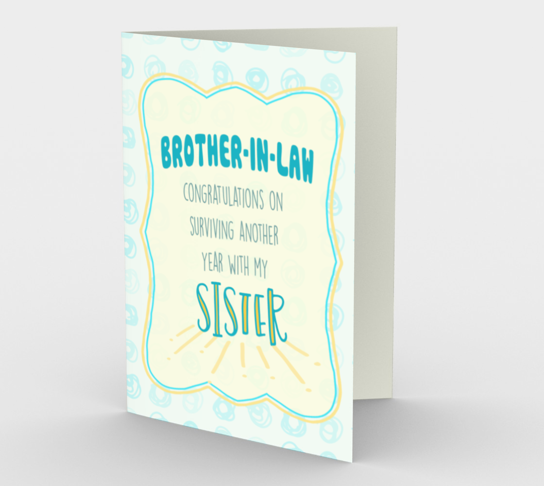 1286. Brother-in-Law/Surviving My Sis  Card by DeloresArt