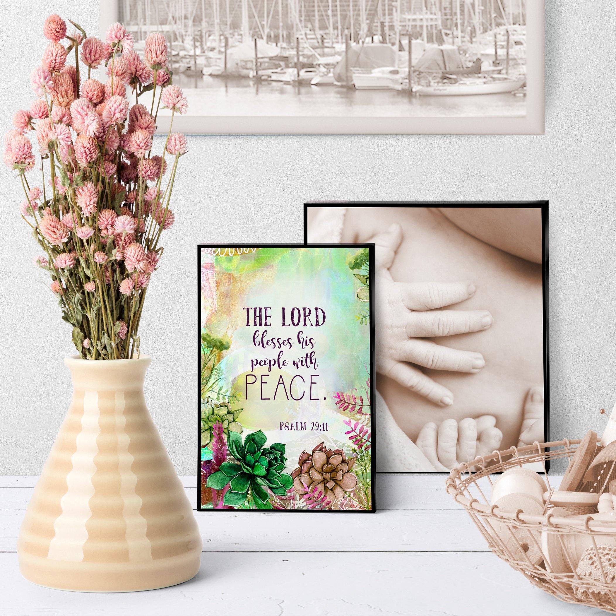 0981 The Lord Blesses His People With Peace Art - deloresartcanada