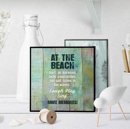 0983 At The Beach Art - deloresartcanada