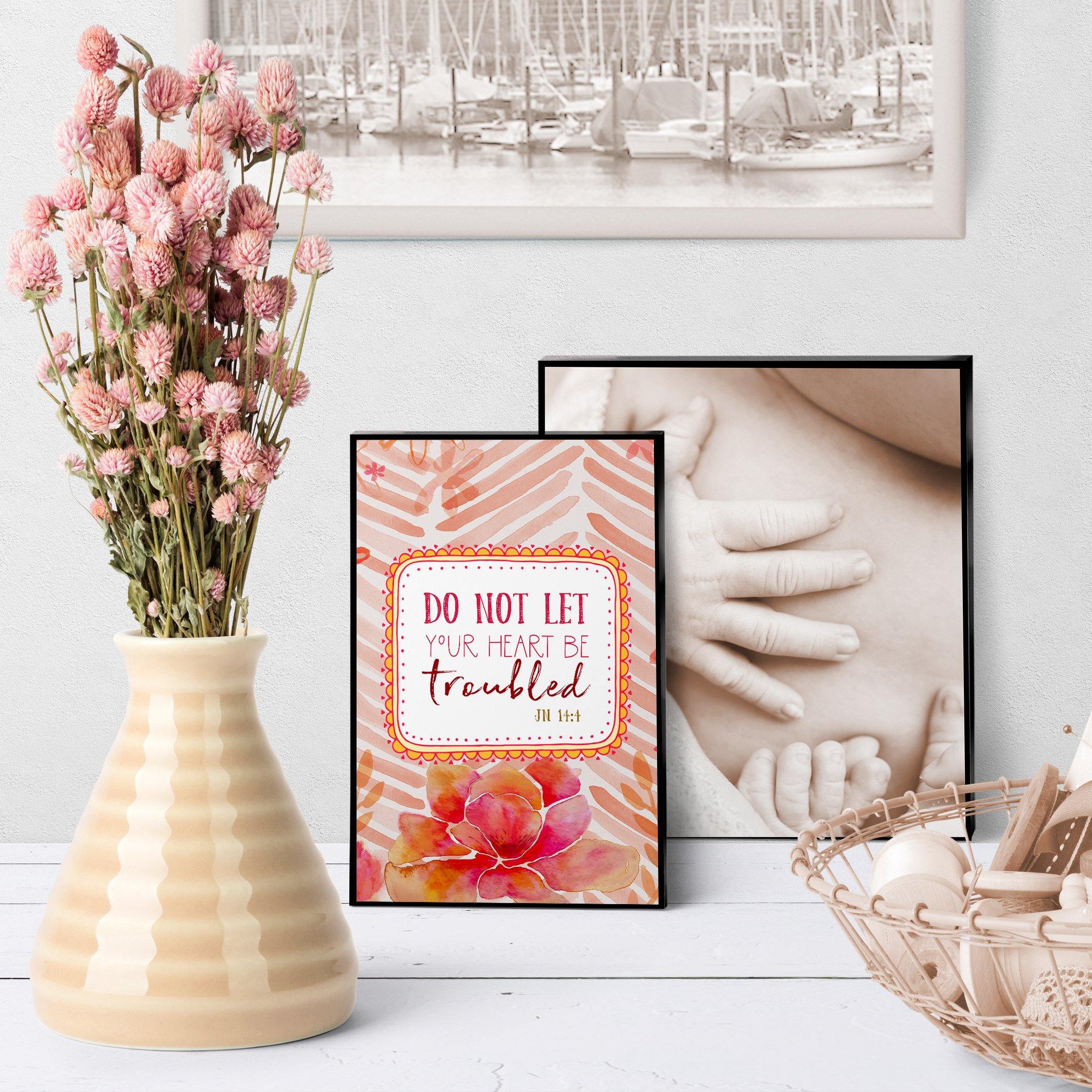 0984 Do Not Let Your Soul Be Troubled Art - deloresartcanada
