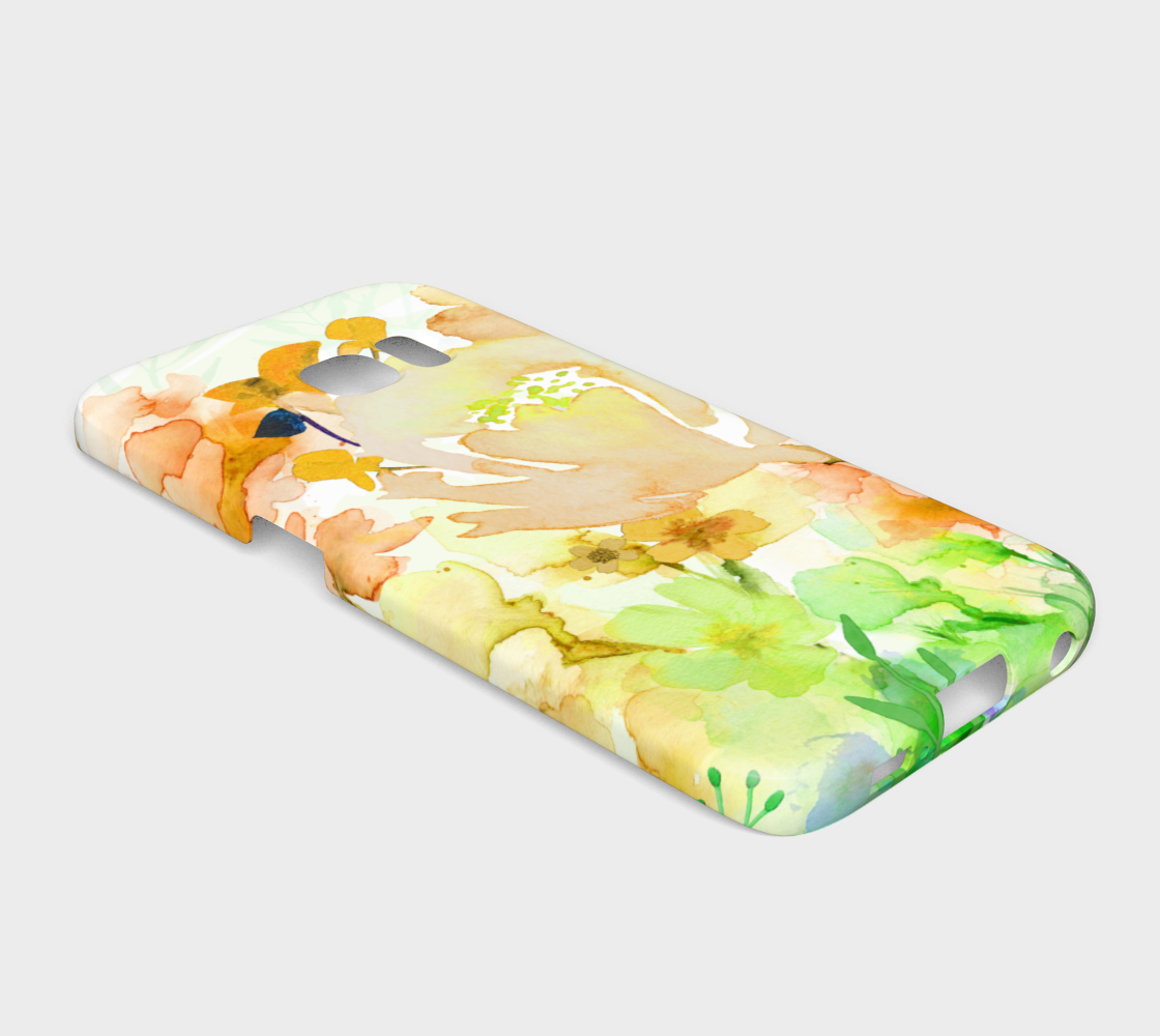 348 Gracious Garden Watercolor Device Case - deloresartcanada