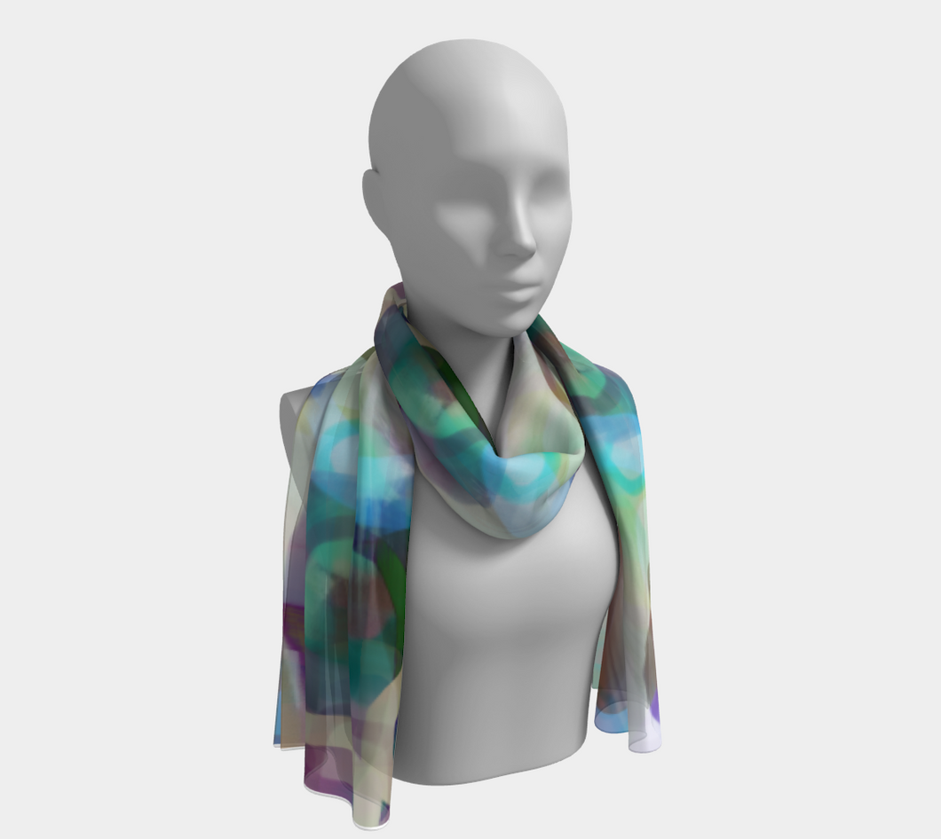 Blueberry Cheesecake Scarf by Deloresart