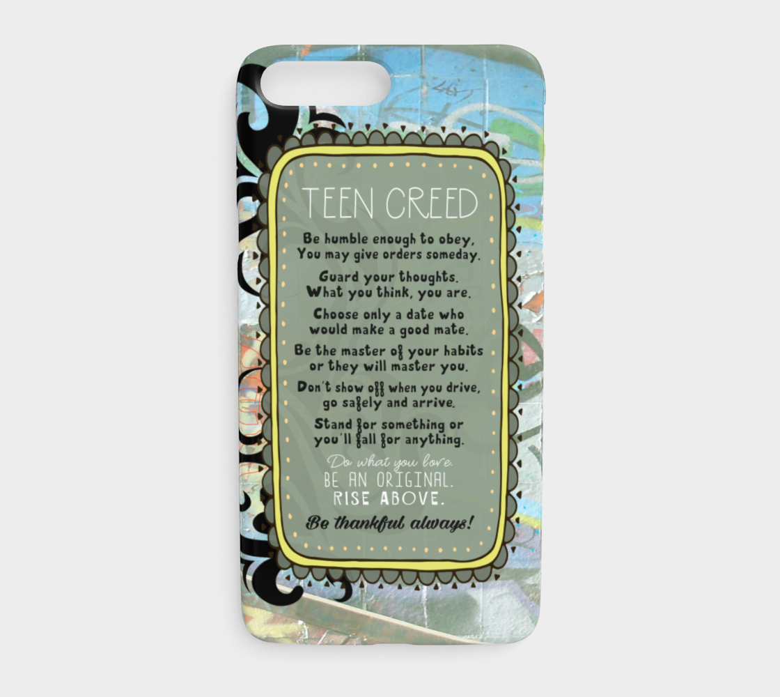 308  Teen Creed Masculine Device Case - deloresartcanada