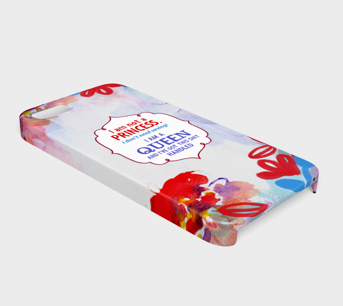 754  I Am A Queen Device Case - deloresartcanada