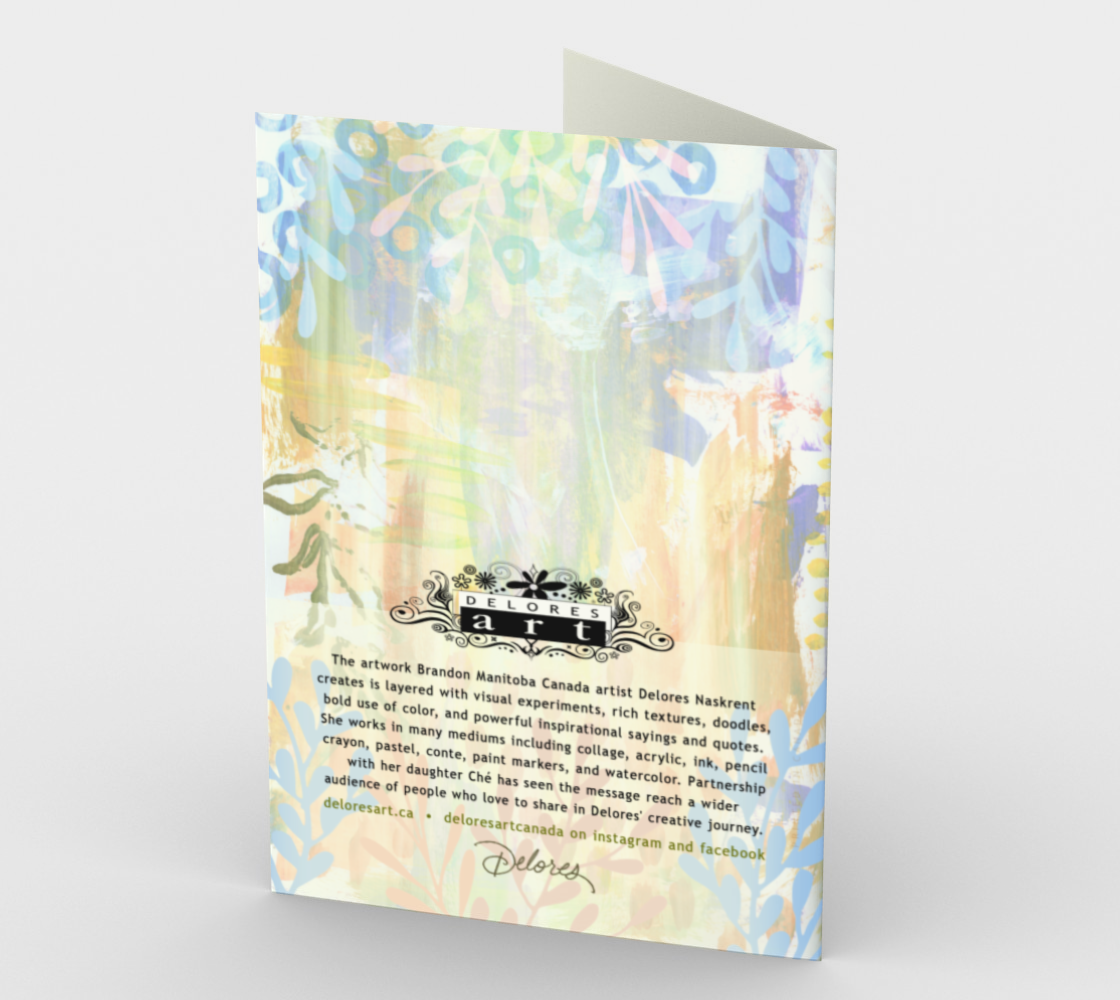 1149. Life Is Good Mother's Day  Card by DeloresArt