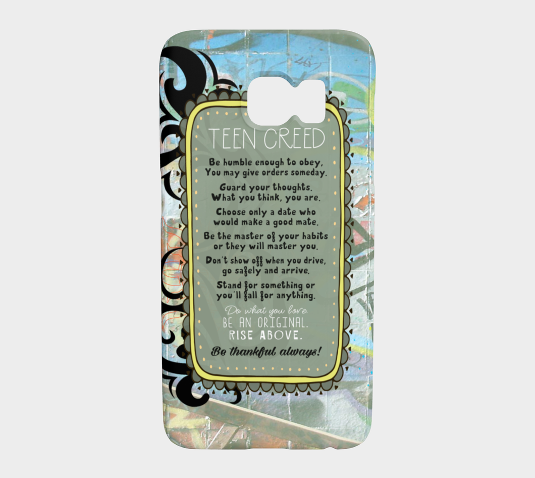 308  Teen Creed Masculine Device Case - deloresartcanada