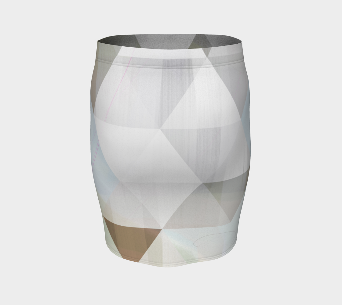 Unhinged Fitted Skirt by Deloresart - deloresartcanada