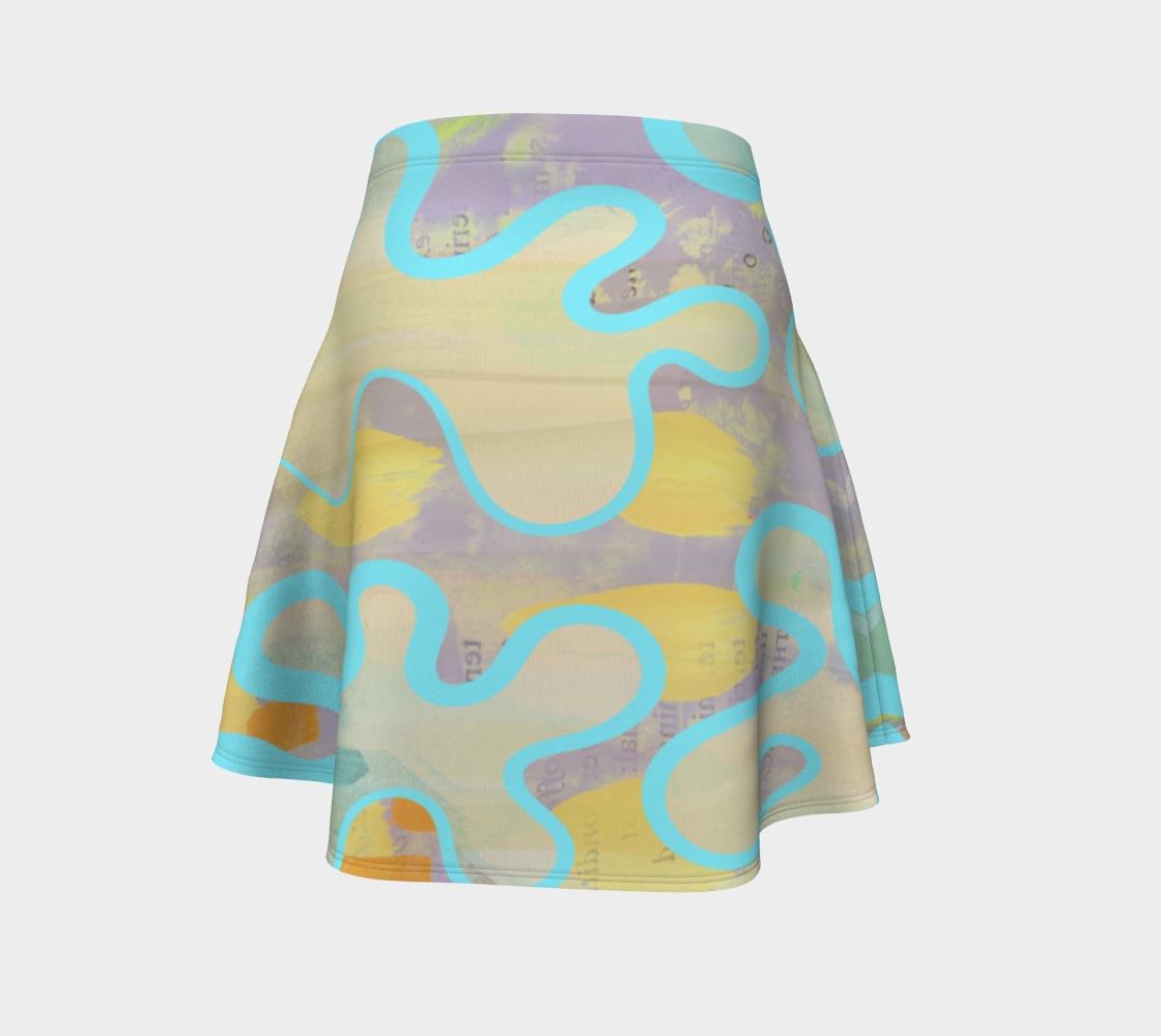 Sassy Serpentine Flare Skirt by Deloresart